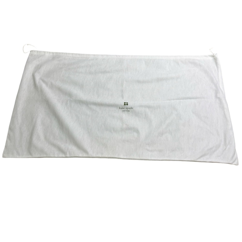 Kate Spade New York Dust Bag Large White Good Handbag Storage Cover Accessory >